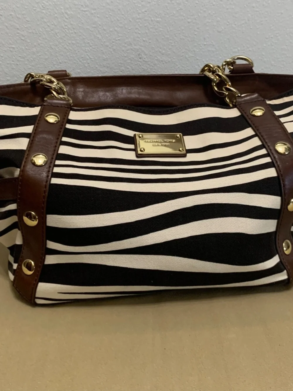 Zebra Print Handbag Michael Kors - Picture 2 of 4